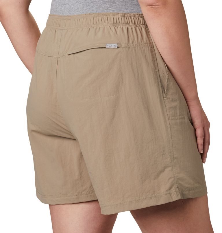 Women's Columbia Sandy River Shorts Khaki | Plus Size CA-U4L63